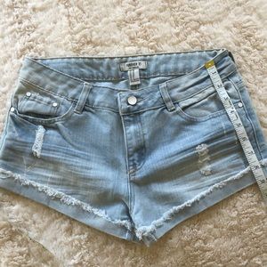 Denim cut offs